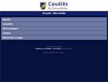 Tablet Screenshot of mairie-caudies-fenouilledes.fr